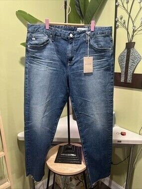 AG Adriano Goldschmidt AG-ED ex boyfriend slouchy slim jeans size 33x28 NWT $225